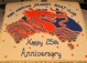 25 Year Anniversary Cake