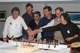 Cutting 25 Year Anniversary Cake